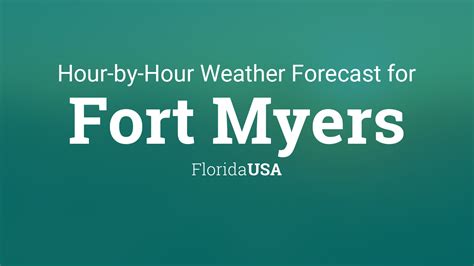 10 day weather forecast fort myers florida|fort myers hourly weather report.